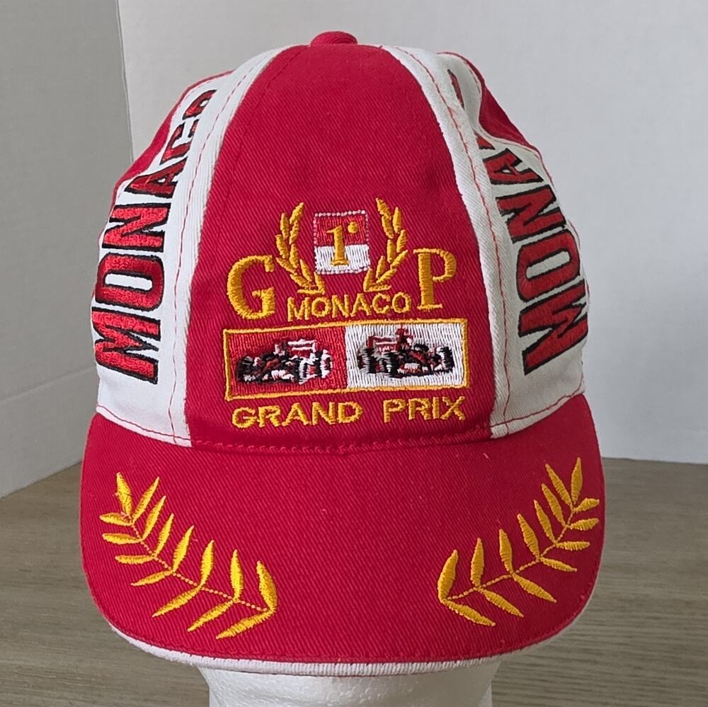 Kids Monaco Grand Prix F1 Racing Cap Monte Carlo No. 1 Embroidered Adjustable